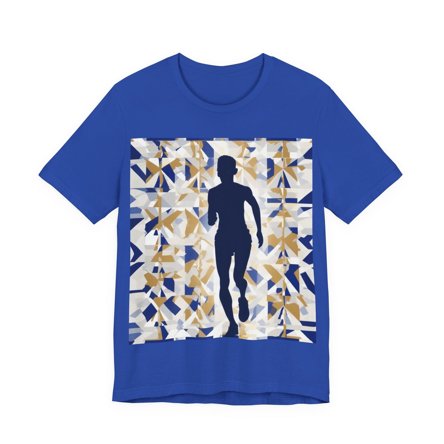 boostlete-recovery-progress-scene-marathoner-matte-geometric-0448 — Unisex Jersey Short Sleeve (B+C 3001)