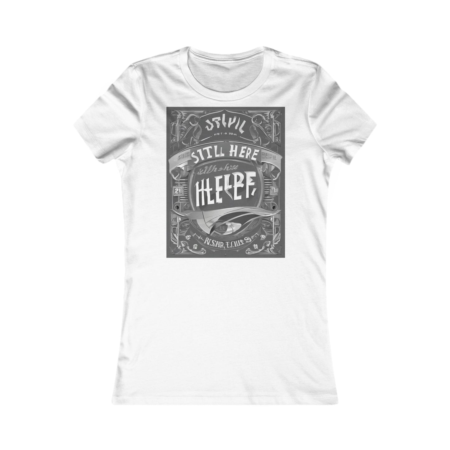 boostlete-recovery-progress-type-still-here-banner-paper-0201 — Women's Favorite Tee (B+C 6004)