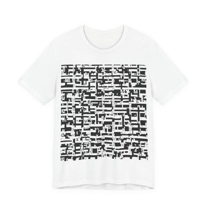 boostlete-iron-intent-pattern-plate-number-badge-0171 — Unisex Jersey Short Sleeve (B+C 3001)