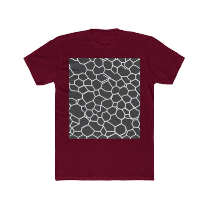 boostlete-iron-intent-pattern-hex-blueprint-0063 — Unisex Cotton Crew Tee (NL 3600)