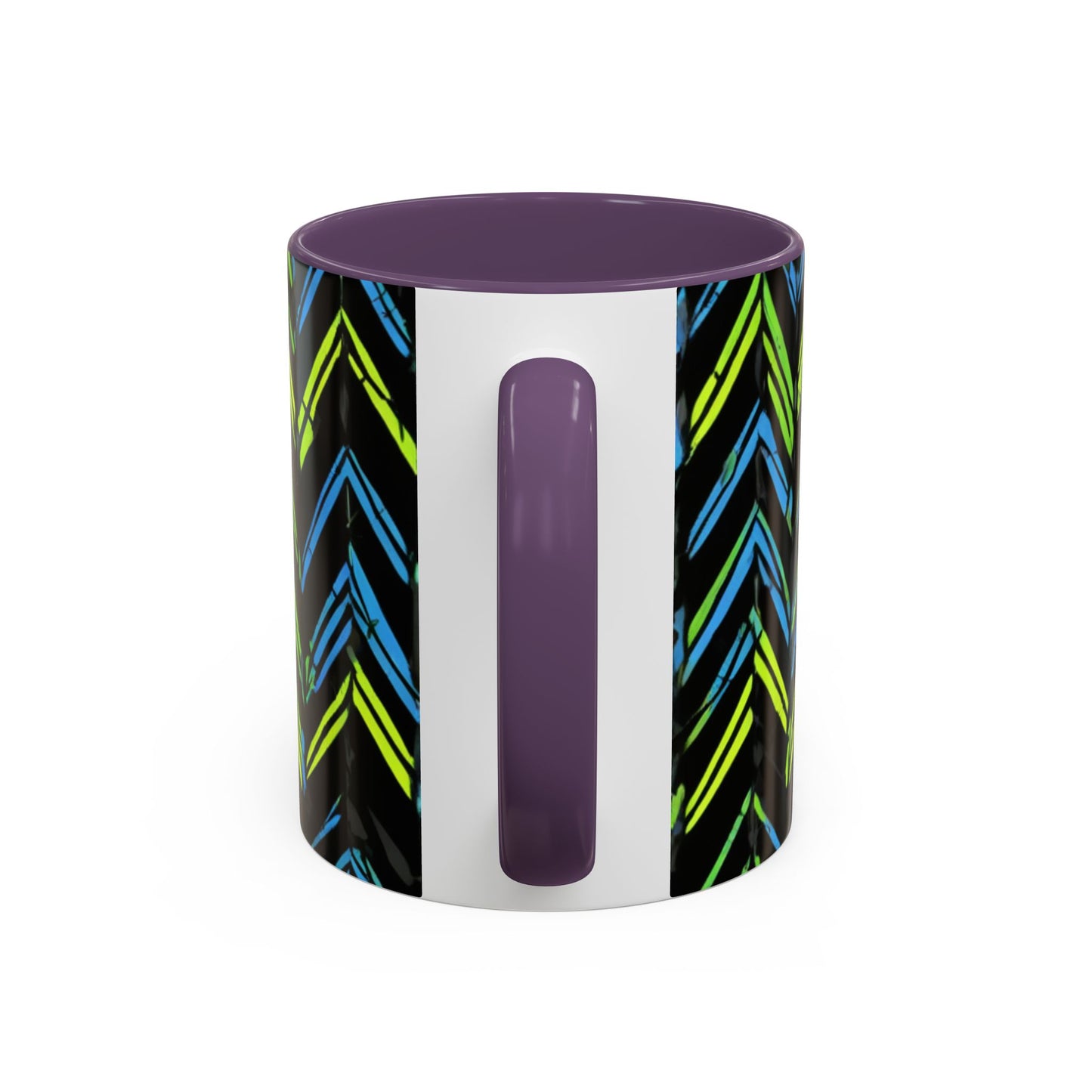 boostlete-mile-by-mile-pattern-chevron-monoline-0051 — Accent Mug 11oz/15oz