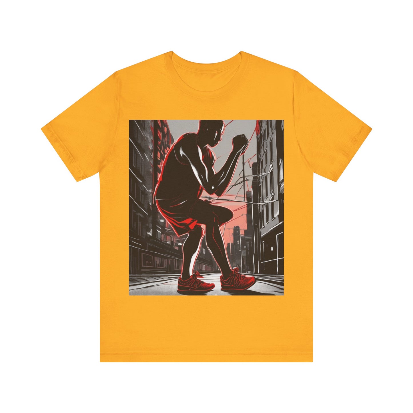 boostlete-am-crew-scene-runner-high-retro-0268 — Unisex Jersey Short Sleeve (B+C 3001)