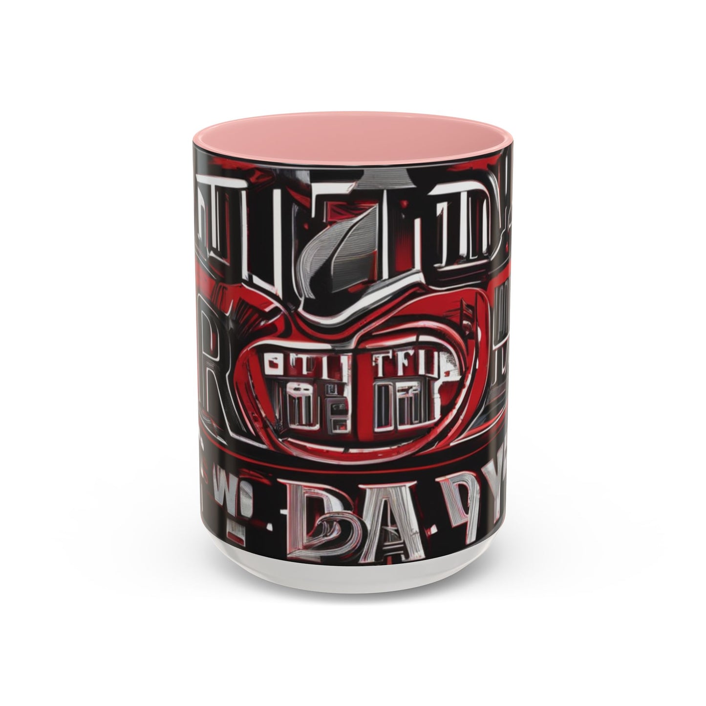 boostlete-boost-mode-type-win-the-day-outline-over-solid-monoline-0477 — Accent Mug 11/15oz