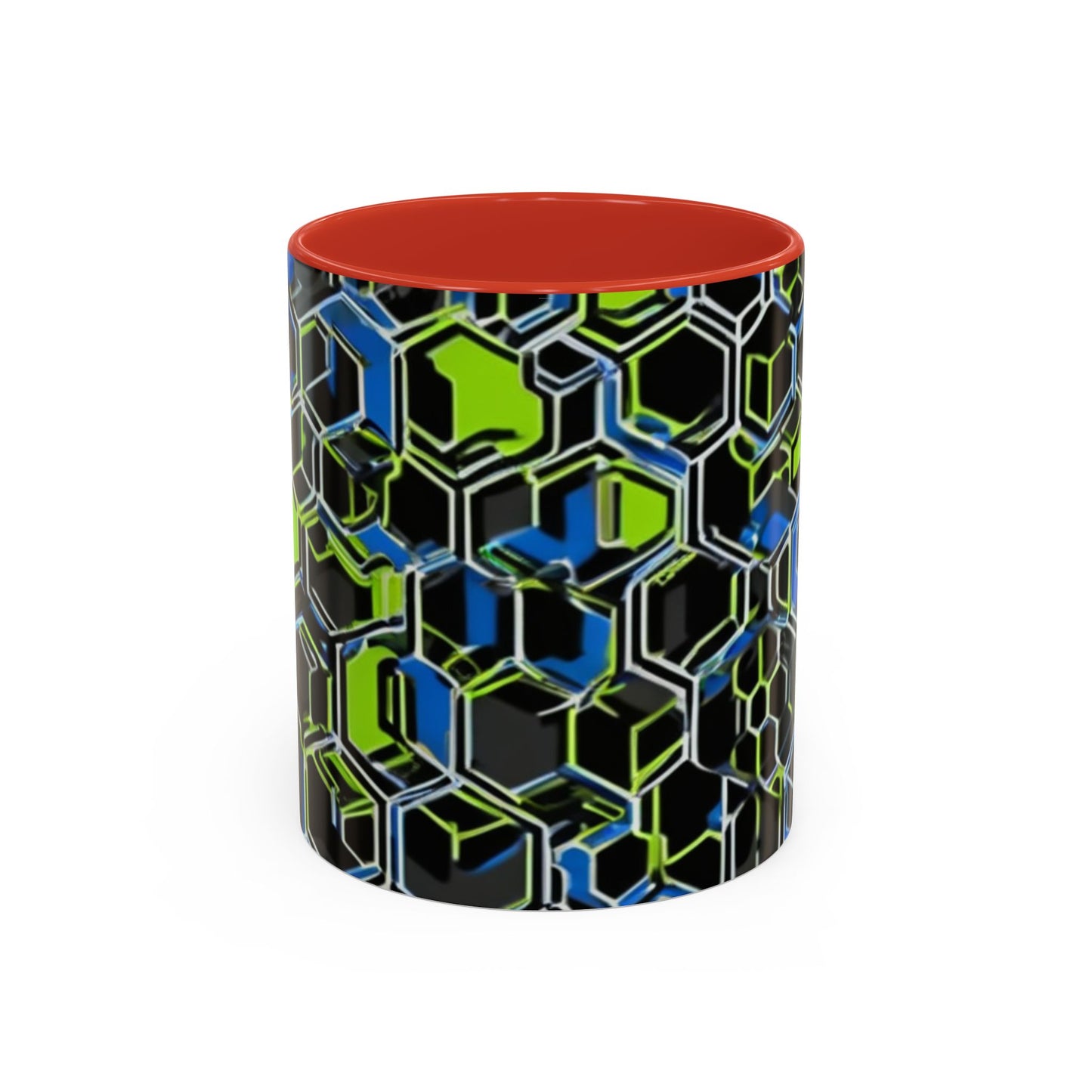boostlete-recovery-progress-pattern-hex-blueprint-0007 — Accent Mug 11oz/15oz