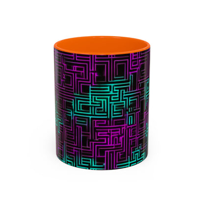 boostlete-boost-mode-pattern-plate-number-monoline-0079 — Accent Mug 11oz/15oz