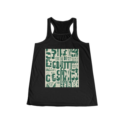 boostlete-field-day-type-every-split-counts-vertical-vector-0009 — Women's Flowy Racerback Tank (B+C 8800)