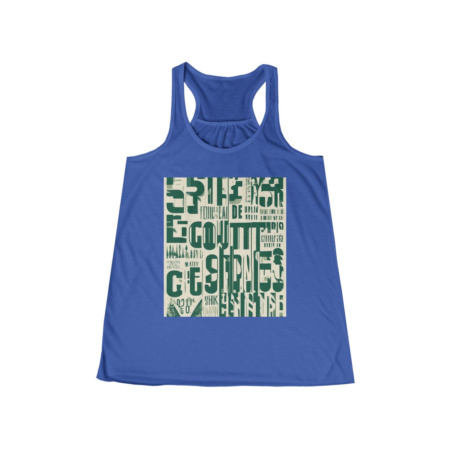 boostlete-field-day-type-every-split-counts-vertical-vector-0009 — Women's Flowy Racerback Tank (B+C 8800)