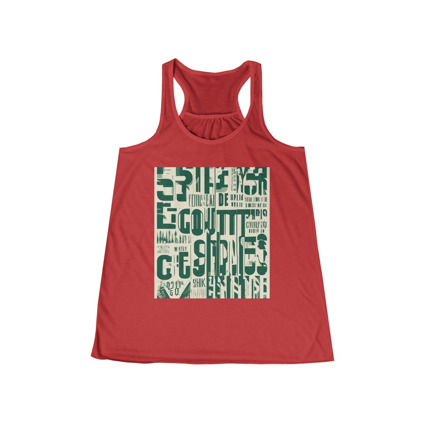 boostlete-field-day-type-every-split-counts-vertical-vector-0009 — Women's Flowy Racerback Tank (B+C 8800)