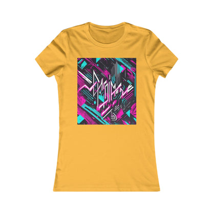 boostlete-recovery-progress-type-momentum-over-mood-diagonal-vector-0213 — Women's Favorite Tee (B+C 6004)