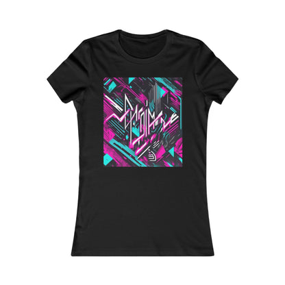 boostlete-recovery-progress-type-momentum-over-mood-diagonal-vector-0213 — Women's Favorite Tee (B+C 6004)
