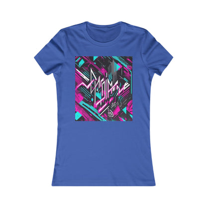 boostlete-recovery-progress-type-momentum-over-mood-diagonal-vector-0213 — Women's Favorite Tee (B+C 6004)