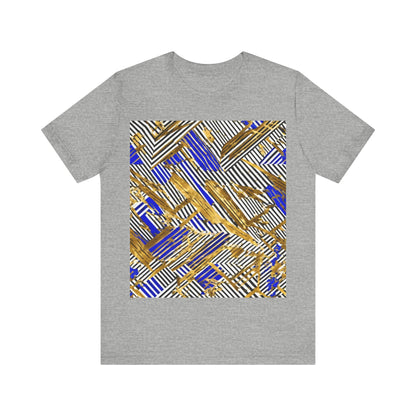 boostlete-boost-mode-pattern-diagonal-monoline-0015 — Unisex Jersey Short Sleeve (B+C 3001)
