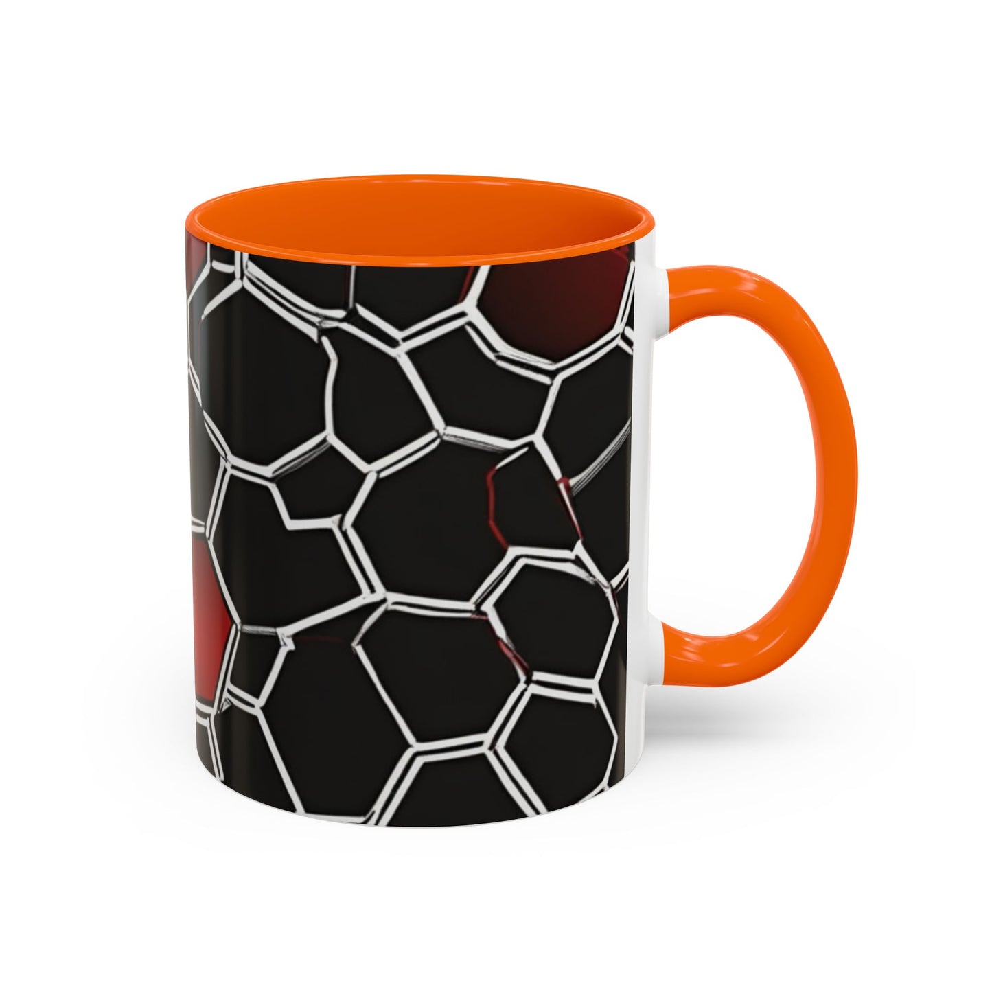 boostlete-quiet-power-pattern-hex-vector-0039 — Accent Mug 11/15oz