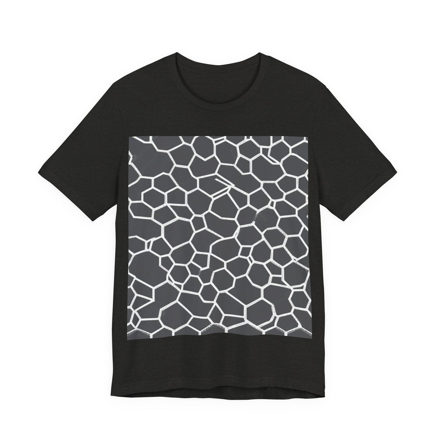 boostlete-iron-intent-pattern-hex-blueprint-0063 — Unisex Jersey Short Sleeve (B+C 3001)