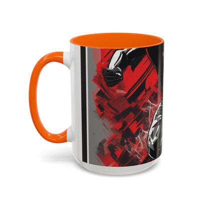 boostlete-field-day-scene-sprinter-glitch-badge-0284 — Accent Mug 11oz/15oz