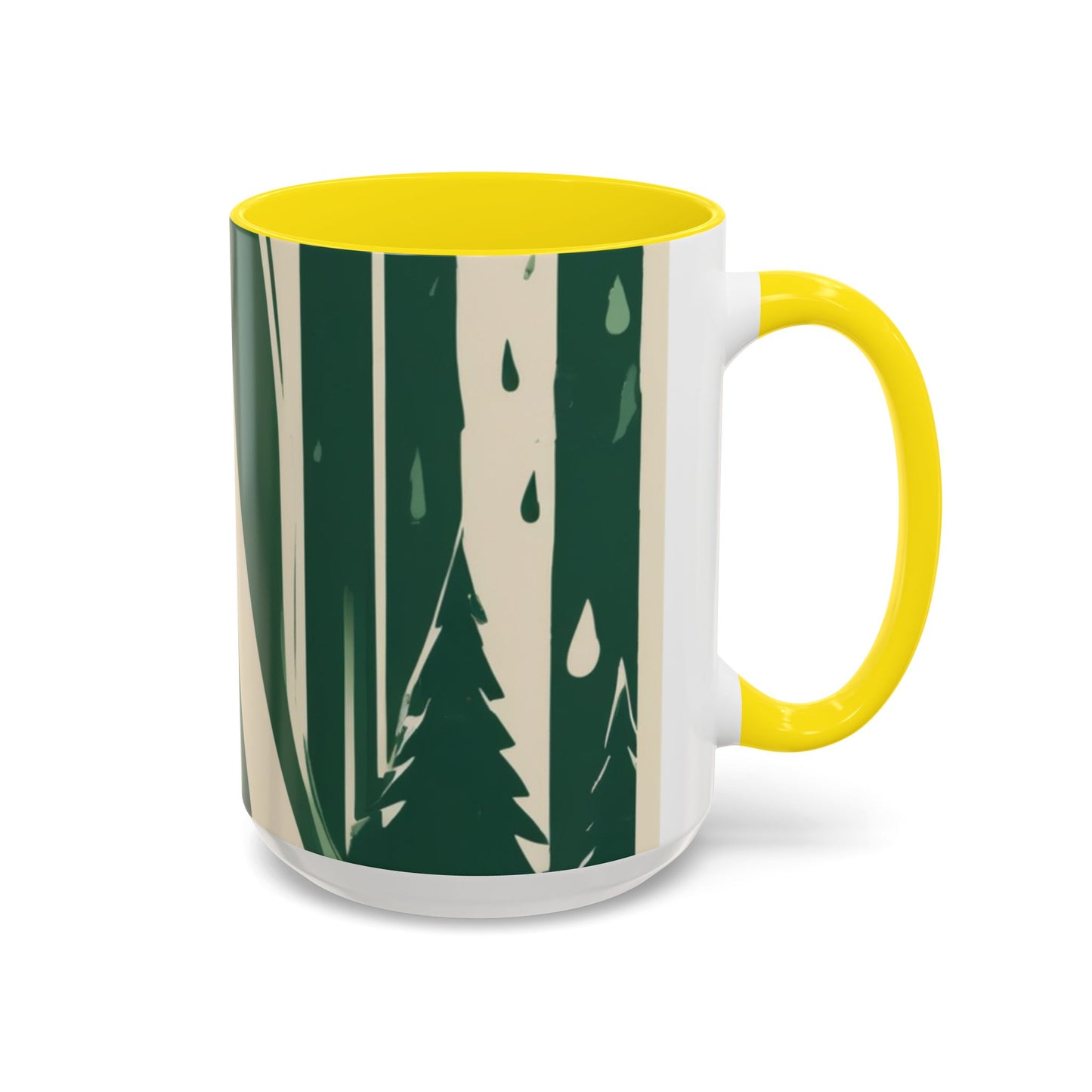 boostlete-quiet-power-icon-water-glitch-retro-0186 — Accent Mug 11oz/15oz