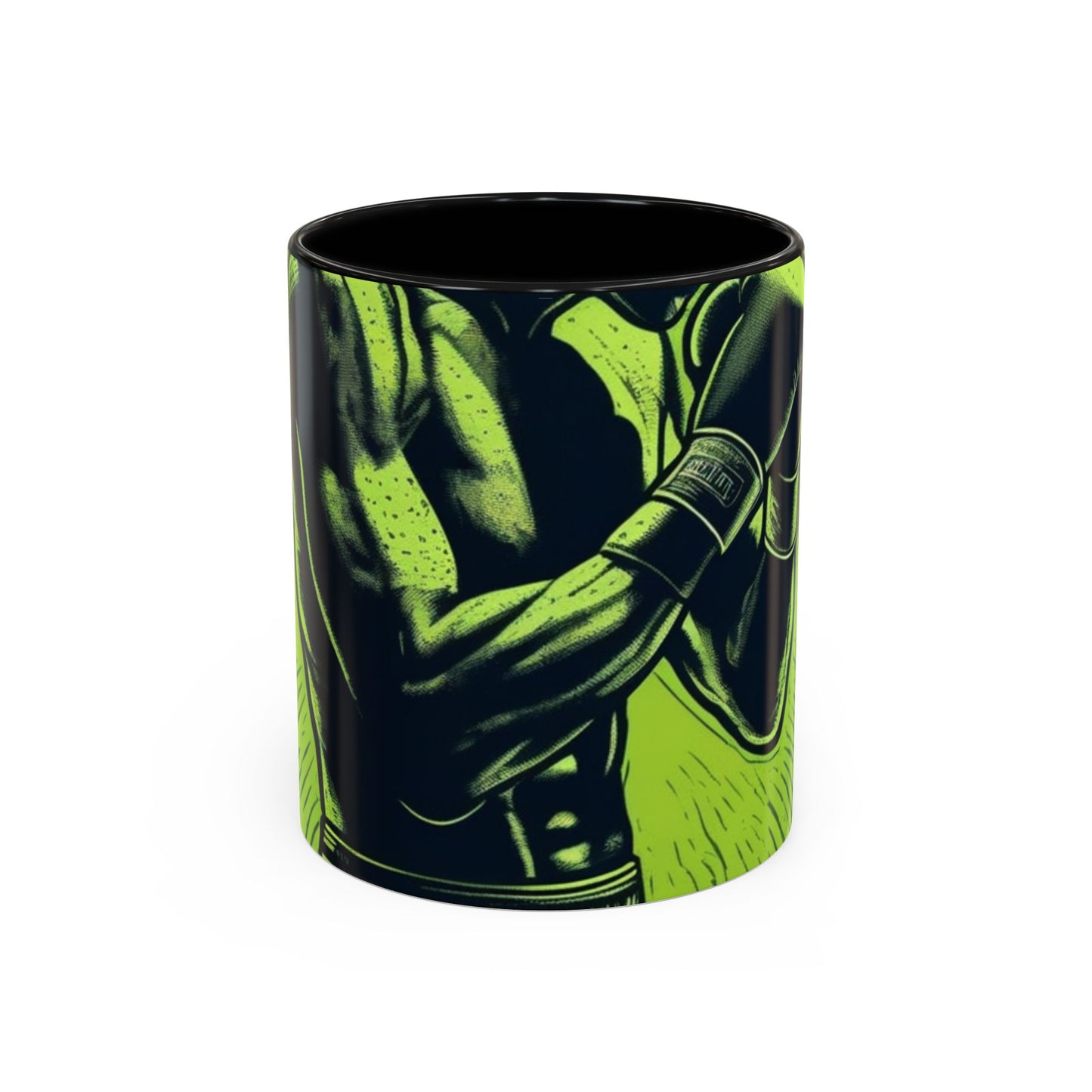 boostlete-mile-by-mile-scene-boxer-halftone-engraved-0112 — Accent Mug 11oz/15oz