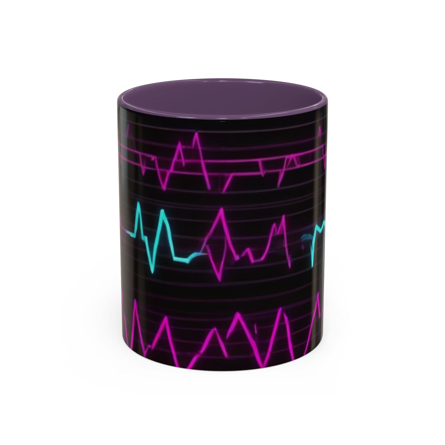 boostlete-boost-mode-pattern-ekg-modern-0111 — Accent Mug 11oz/15oz