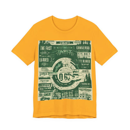 boostlete-mile-by-mile-type-fast-is-earned-big-blueprint-0041 — Unisex Jersey Short Sleeve (B+C 3001)