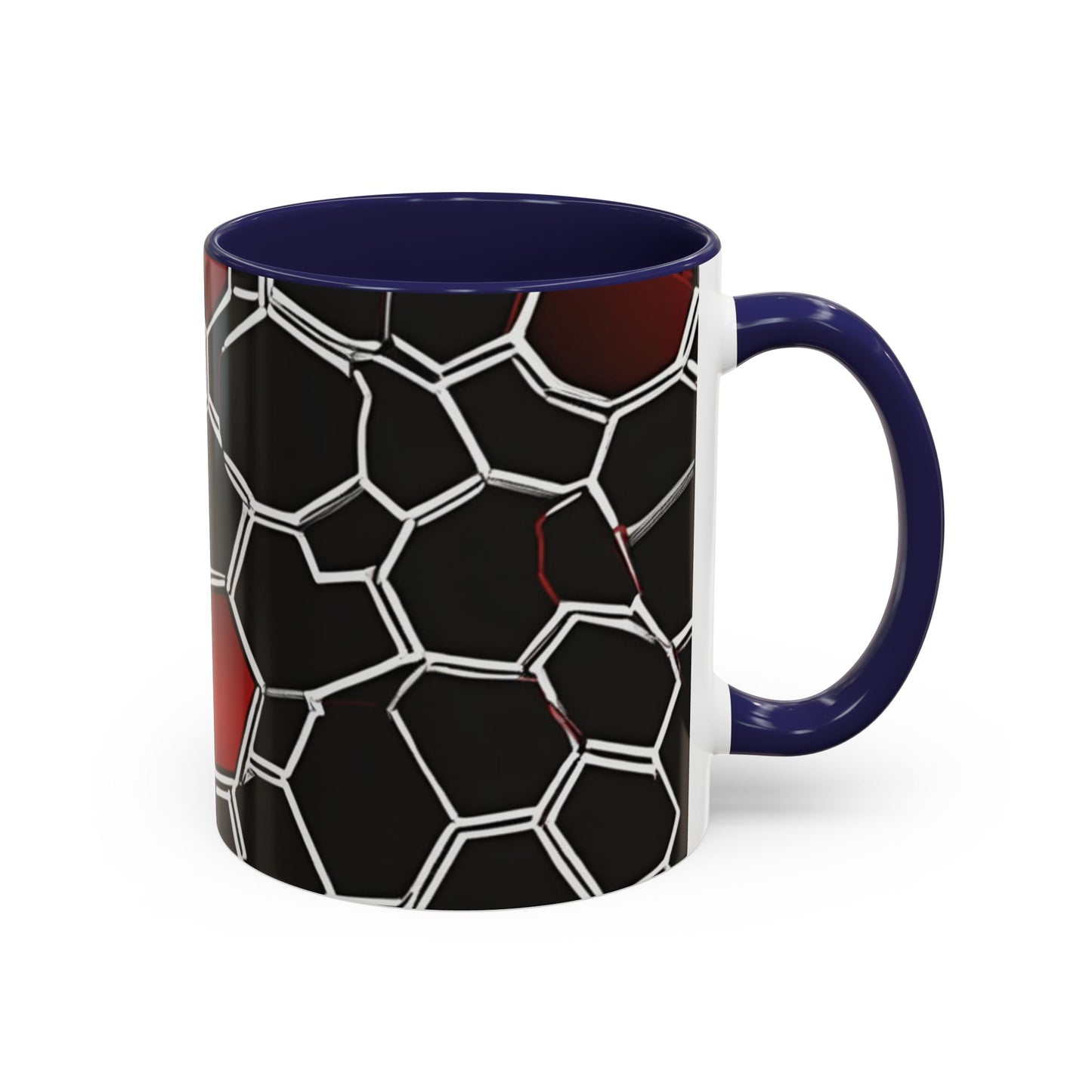 boostlete-quiet-power-pattern-hex-vector-0039 — Accent Mug 11/15oz