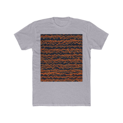 boostlete-field-day-pattern-ekg-bold-0135 — Unisex Cotton Crew Tee (NL 3600)