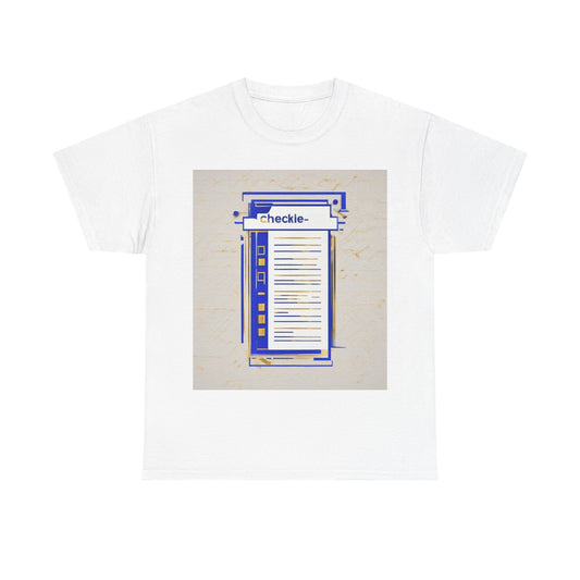 boostlete-am-crew-icon-checklist-glitch-badge-0018 — Unisex Heavy Cotton Tee (Gildan 5000)