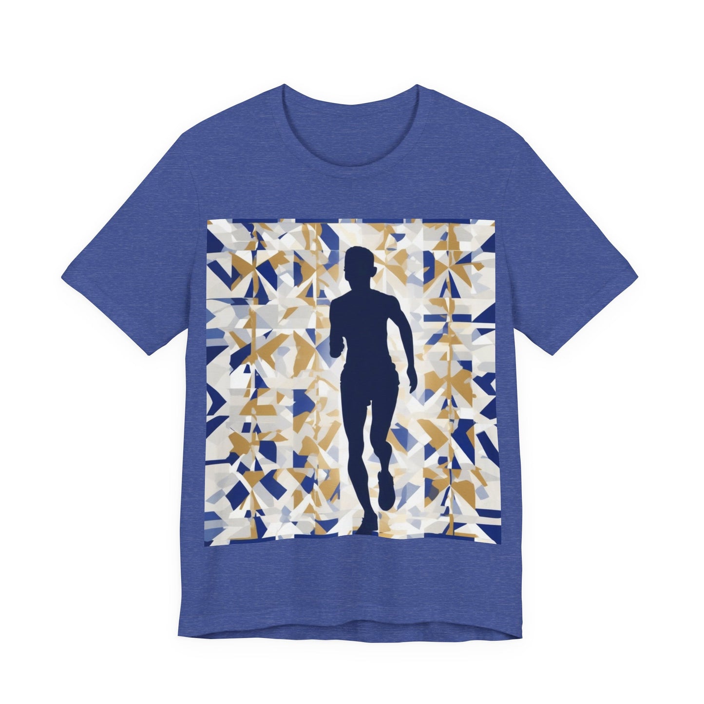 boostlete-recovery-progress-scene-marathoner-matte-geometric-0448 — Unisex Jersey Short Sleeve (B+C 3001)