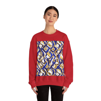 boostlete-boost-mode-pattern-hex-athletic-0611 — Unisex Heavy Blend Crewneck (G18000)
