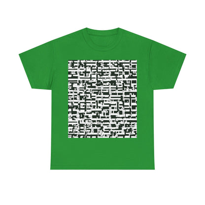 boostlete-iron-intent-pattern-plate-number-badge-0171 — Unisex Heavy Cotton Tee (Gildan 5000)