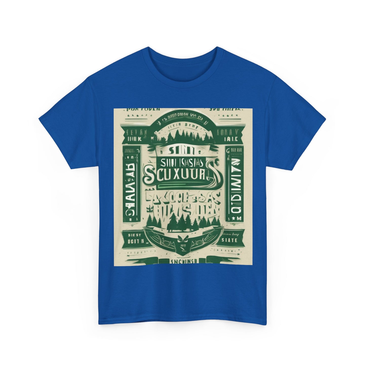 boostlete-rise-grind-type-sin-excusas-banner-monoline-0097 — Unisex Heavy Cotton Tee (Gildan 5000)