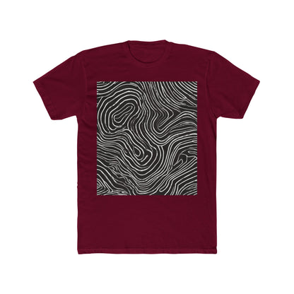 boostlete-field-day-pattern-topographic-badge-0307 — Unisex Cotton Crew Tee (NL 3600)