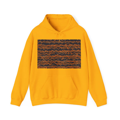 boostlete-field-day-pattern-ekg-bold-0135 — Unisex Heavy Blend Hooded Sweatshirt (Gildan)