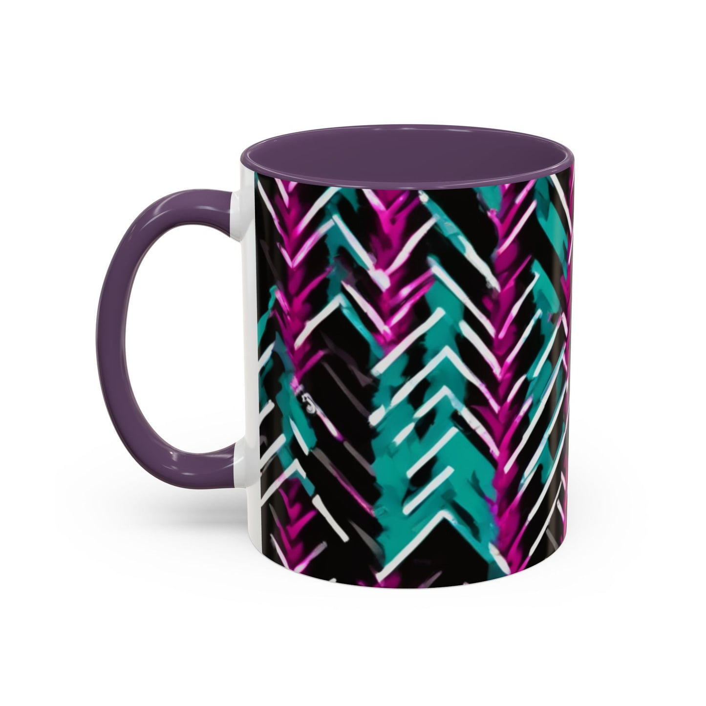 boostlete-recovery-progress-pattern-chevron-retro-0243 — Accent Mug 11/15oz