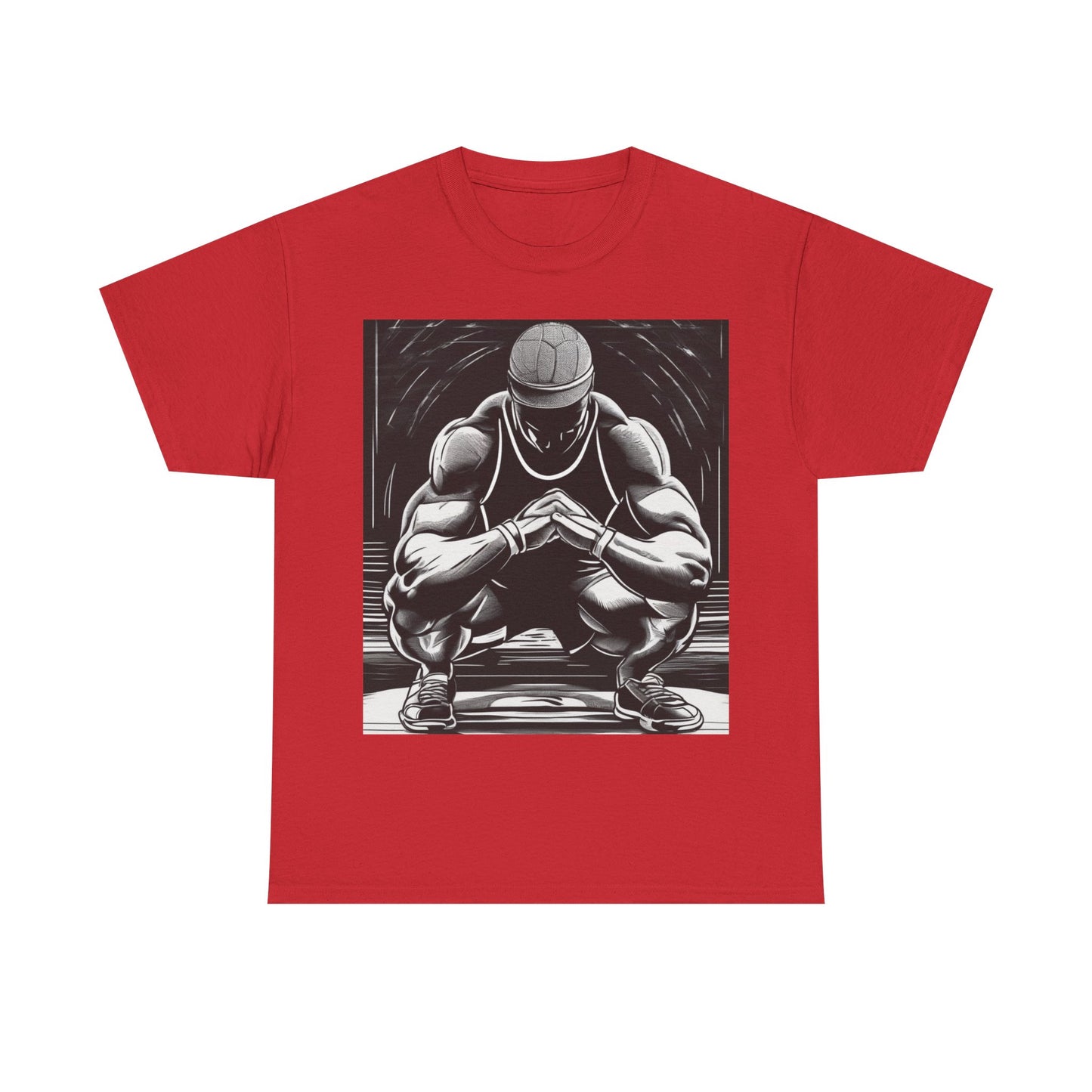 boostlete-pr-season-scene-athlete-outline-athletic-0144 — Unisex Heavy Cotton Tee (Gildan 5000)