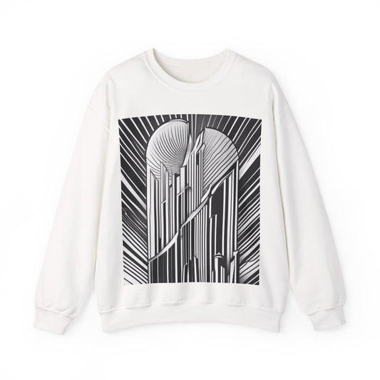 boostlete-boost-mode-icon-sunrise-soft-athletic-0046 — Unisex Heavy Blend Crewneck Sweatshirt (Gildan)