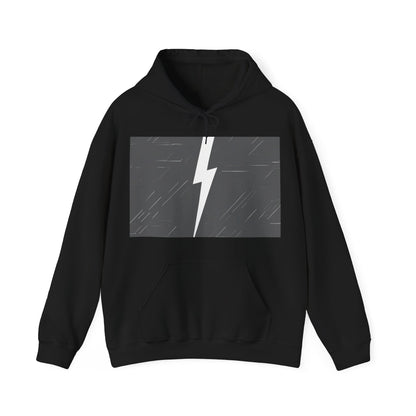 boostlete-am-crew-icon-lightning-glitch-vector-0590 — Unisex Heavy Blend Hoodie (G18500)