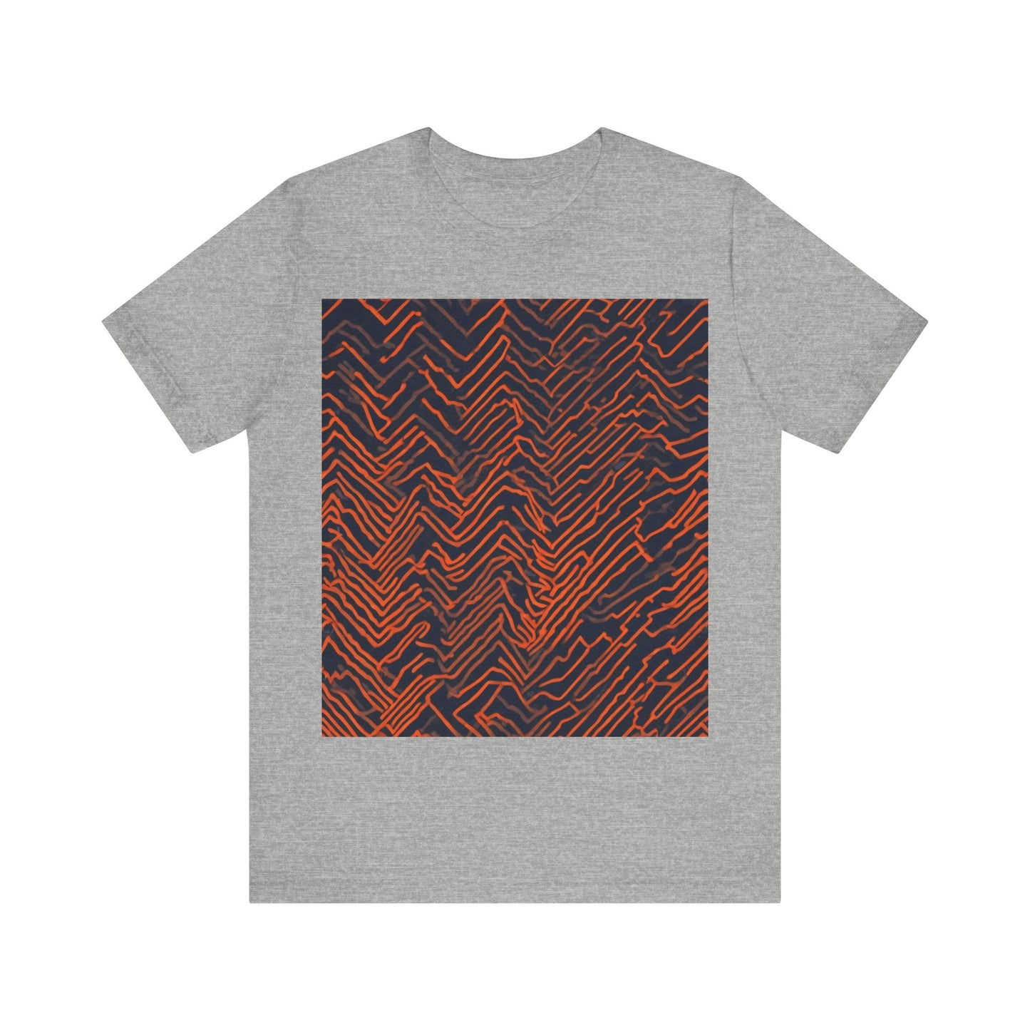 boostlete-field-day-pattern-ekg-modern-0087 — Unisex Jersey Short Sleeve (B+C 3001)