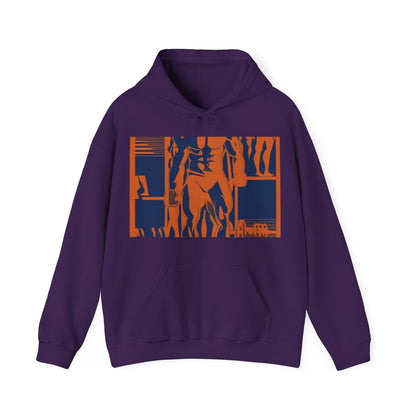 boostlete-rise-grind-scene-deadlift-3d-paper-0812 — Unisex Heavy Blend Hoodie (G18500)