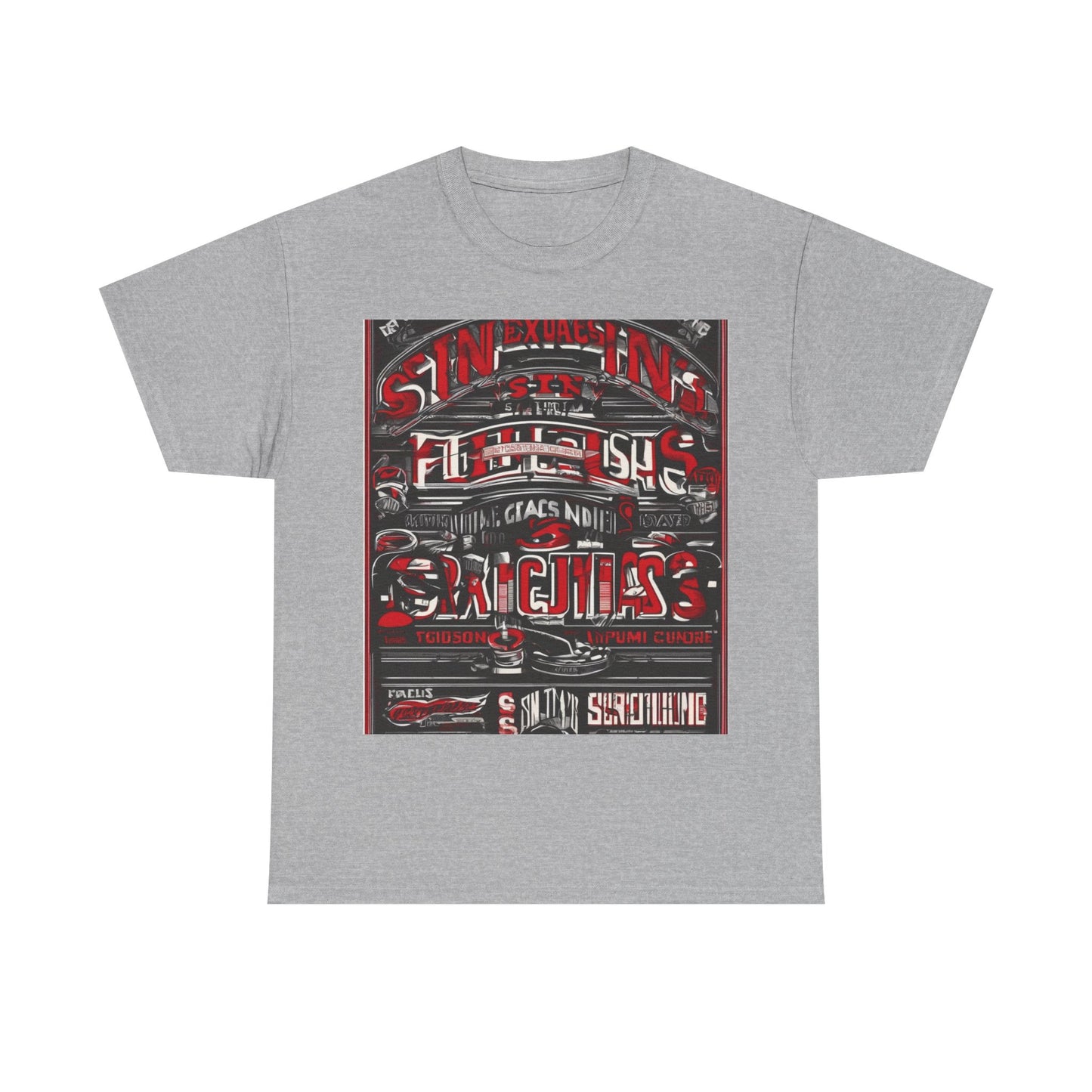 boostlete-iron-intent-type-sin-excusas-arc-retro-0157 — Unisex Heavy Cotton Tee (Gildan 5000)