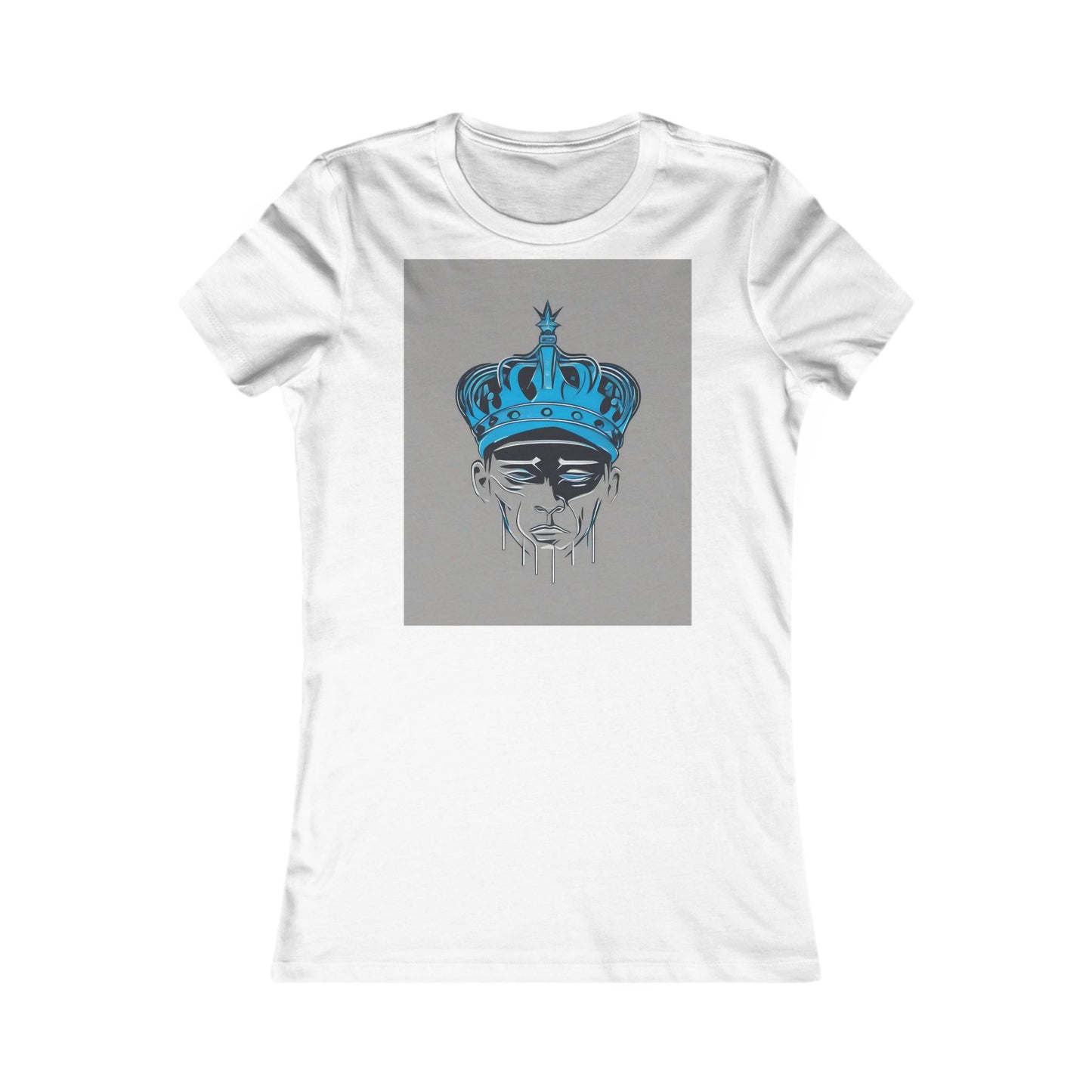 boostlete-am-crew-icon-crown-grainy-monoline-0022 — Women's Favorite Tee (B+C 6004)