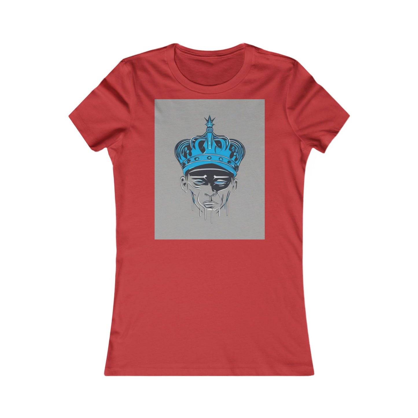 boostlete-am-crew-icon-crown-grainy-monoline-0022 — Women's Favorite Tee (B+C 6004)