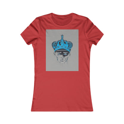 boostlete-am-crew-icon-crown-grainy-monoline-0022 — Women's Favorite Tee (B+C 6004)