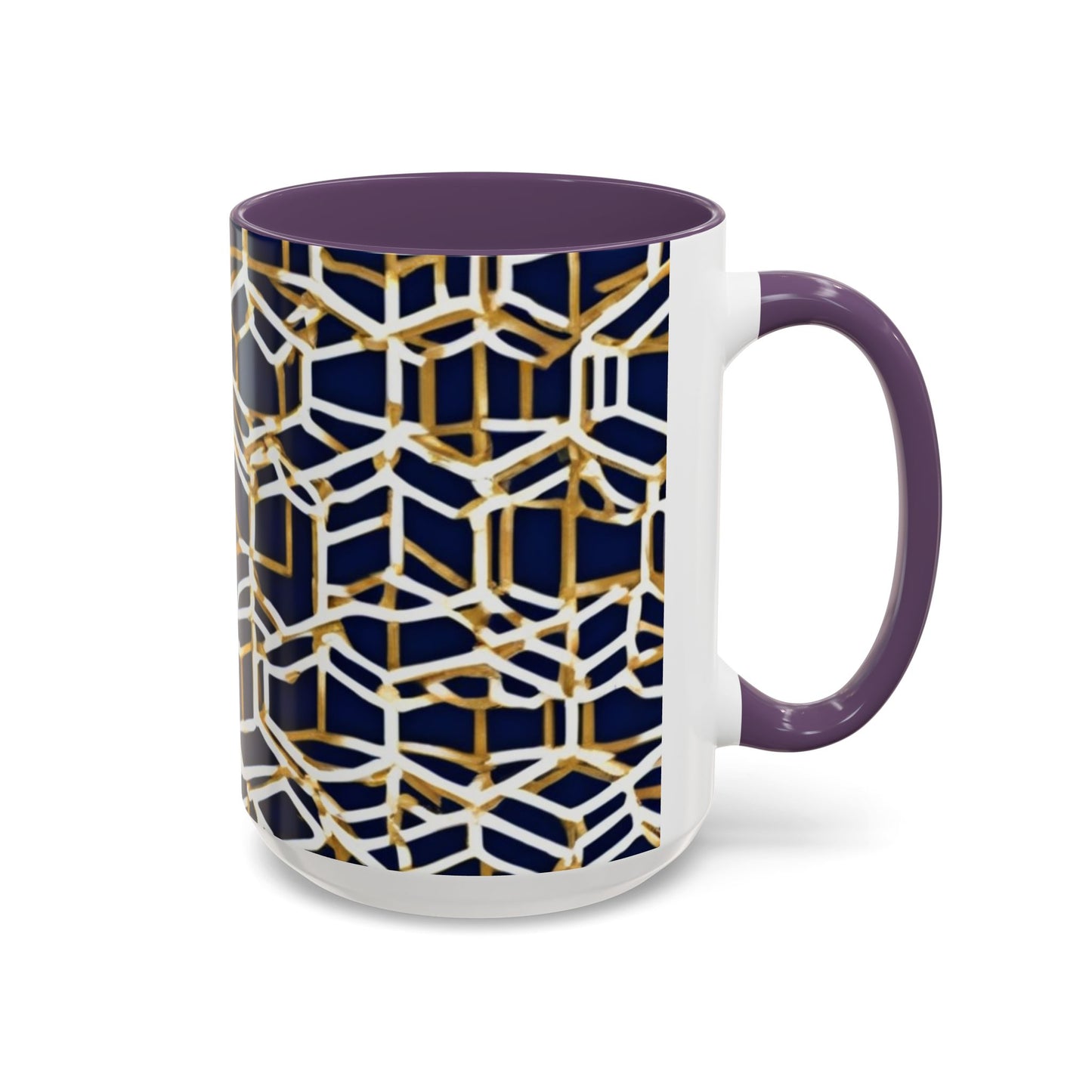 boostlete-am-crew-pattern-hex-industrial-0131 — Accent Mug 11oz/15oz