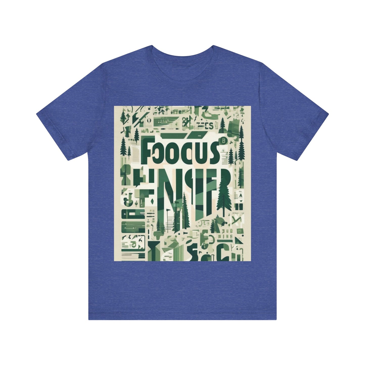 boostlete-boost-mode-type-focus-finish-banner-modern-0113 — Unisex Jersey Short Sleeve (B+C 3001)