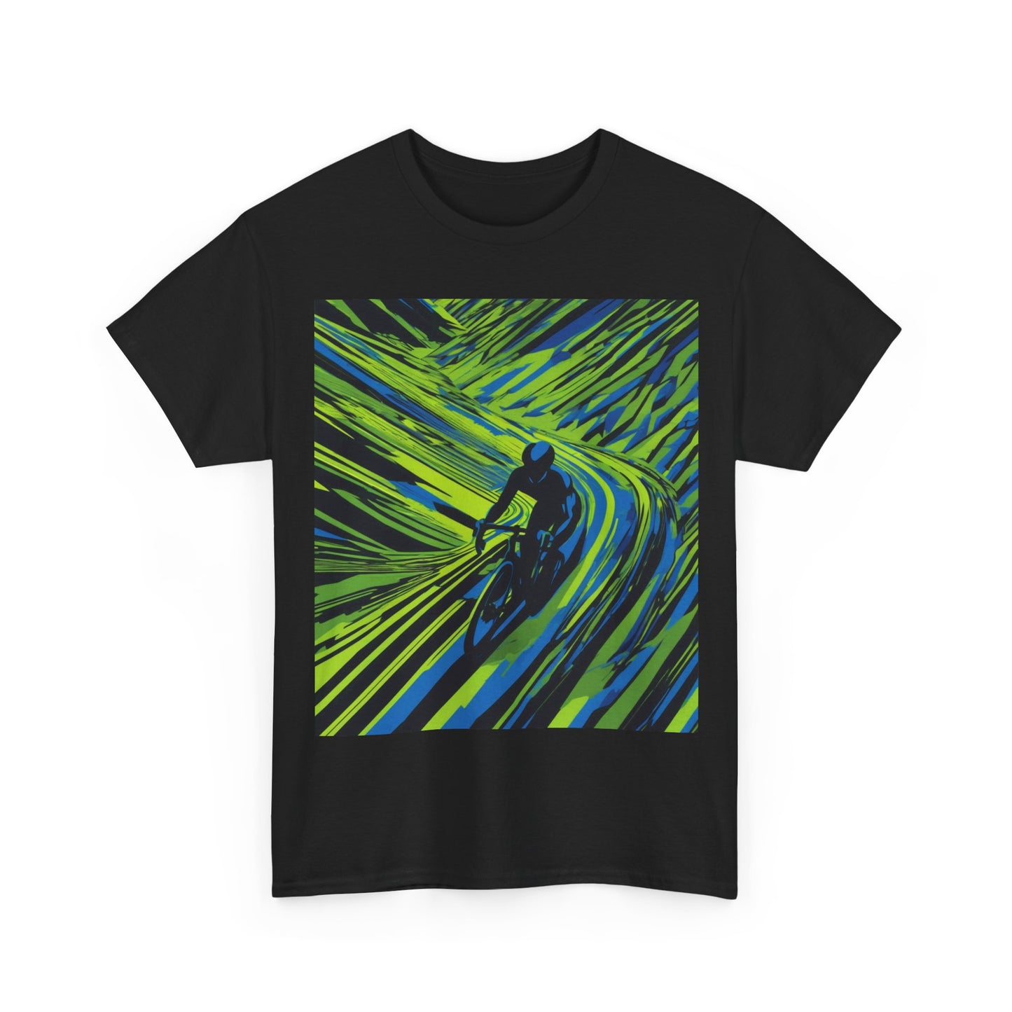 boostlete-am-crew-scene-cyclist-speed-isometric-0064 — Unisex Heavy Cotton Tee (Gildan 5000)