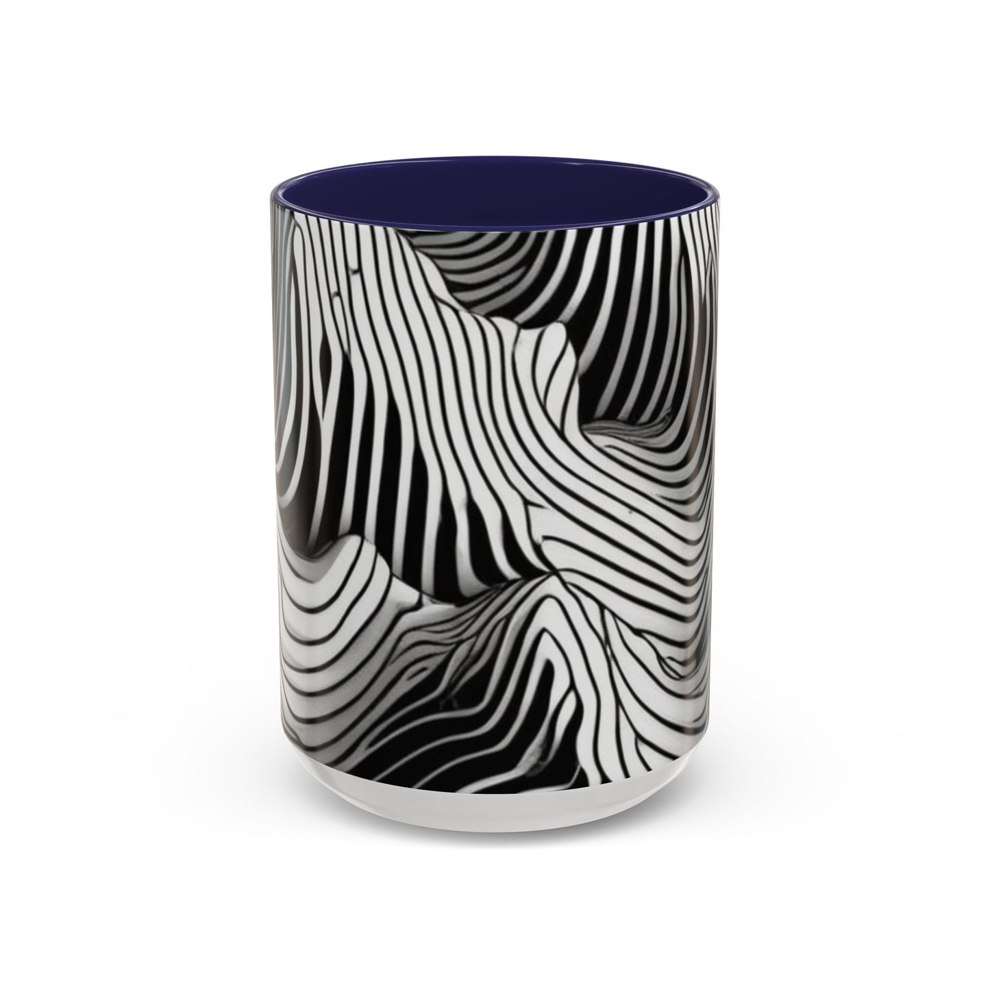 boostlete-field-day-pattern-topographic-isometric-0211 — Accent Mug 11oz/15oz