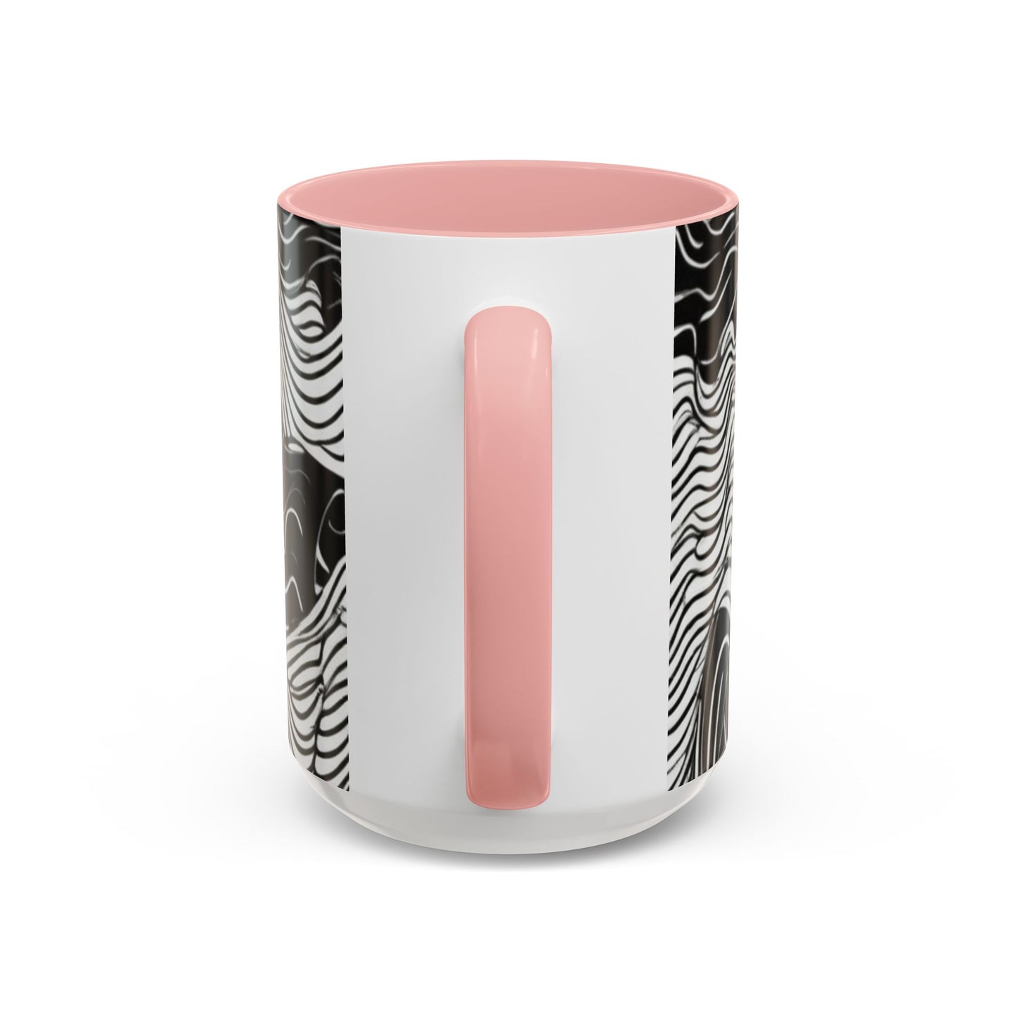 boostlete-field-day-pattern-topographic-line-art-0239 — Accent Mug 11oz/15oz