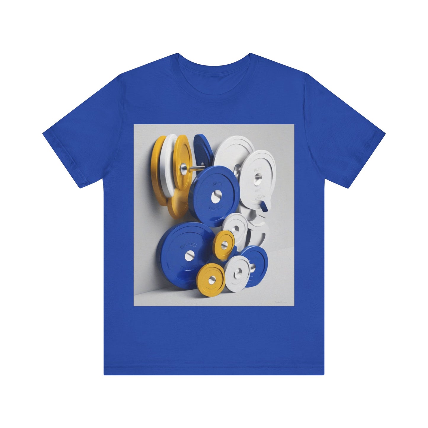 boostlete-field-day-icon-barbell-offset-geometric-0150 — Unisex Jersey Short Sleeve (B+C 3001)