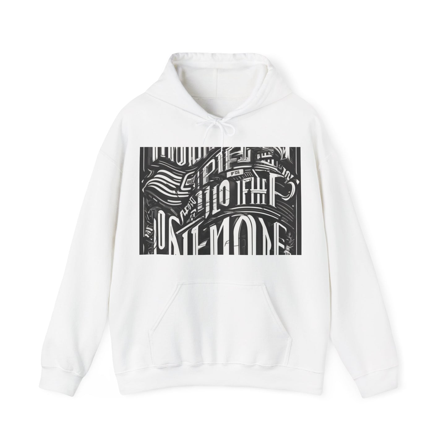 boostlete-mile-by-mile-type-one-more-split-line-art-0001 — Unisex Heavy Blend Hooded Sweatshirt (Gildan)