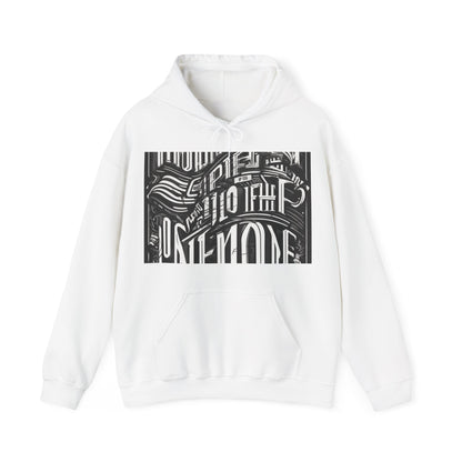boostlete-mile-by-mile-type-one-more-split-line-art-0001 — Unisex Heavy Blend Hooded Sweatshirt (Gildan)